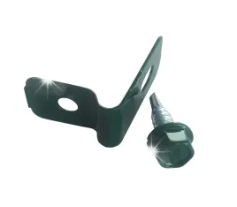 zawijka-uchwyt-zapinka-do-paneli-100-szt-wkrety-zielone-ral-6005