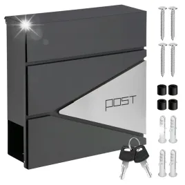 duza-skrzynka-na-listy-poczte-wrzutnia-pocztowa-antracyt-z-gazetnikiem