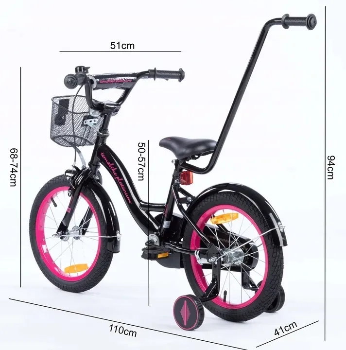 rower-rowerek-tomabike-16-cali-platinum-prowadnik-stan-nowy