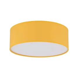 plafon-nicola-zolty-klosz-tkanina-o38cm-na-cztery-zarowki-e27-tk-lighting