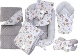 kokon-niemowlecy-gniazdo-kojec-minky-zestaw-xxl-babymam-7-el
