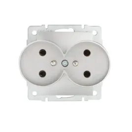 gniazdo-kanlux-logi-podwojne-srebrne-16a-z-uziemieniem-typ-e