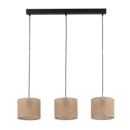 lampa-wiszaca-juta-kolor-czarny-bezowe-klosze-4597-tk-lighting