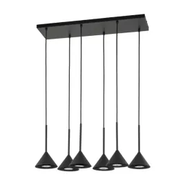 lampa-wiszaca-zwisy-metalowe-klosze-cono-black-mini-6xgu10-tk-lighting