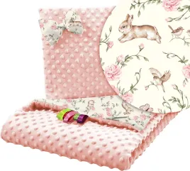 2-x-kocyk-do-wozka-poduszka-zestaw-minky-dwustronny-2w1-babymam