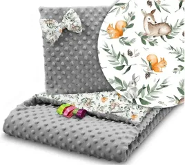 2-x-kocyk-do-wozka-poduszka-zestaw-minky-dwustronny-2w1-babymam