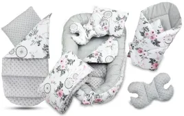 2-x-kokon-niemowlecy-gniazdo-kojec-minky-zestaw-xxl-babymam-7-el