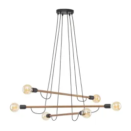 lampa-nad-blat-stolu-do-jadalni-helix-drewniane-ramiona-6xe27-tk-lighting