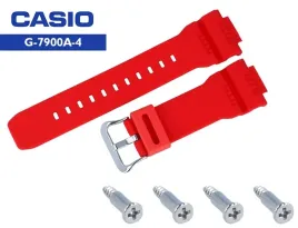zestaw-pasek-casio-g-7900a-4-10332099-czerwony-i-wkrety-4-sztuki