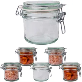 2-x-200ml-sloiki-szklane-hermetyczne-z-pokrywka-szklana-pojemniki-kuchenne