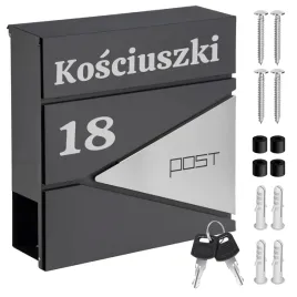 2-x-skrzynka-na-listy-poczte-stalowa-duza-z-adresem-nazwa-ulicy-numerem-dom