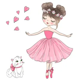 2-x-baletnica-w-rozowej-sukience-naklejki-na-sciane-dla-dzieci-kotek-50x100