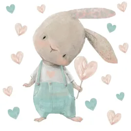 2-x-kroliczek-serca-naklejki-na-sciane-dla-dzieci-krolik-pastelowy-50x100cm