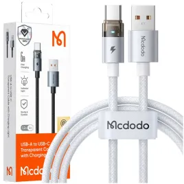 mcdodo-kabel-usb-a-usb-c-szybkie-ladowanie-usb-typ-c-6a-100w-1m-led-bialy