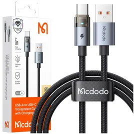 mcdodo-kabel-usb-a-usb-c-szybkie-ladowanie-usb-typ-c-6a-100w-1m-led-czarny