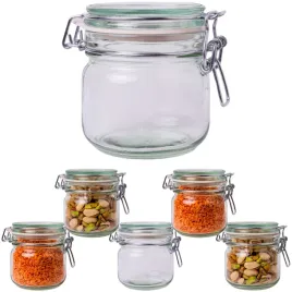 2-x-370ml-sloiki-szklane-hermetyczne-z-klamra-pojemniki-kuchenne-6szt