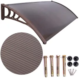 2-x-zadaszenie-daszek-nad-drzwi-wejsciowe-klime-120x80-cm-poliweglan-brazow