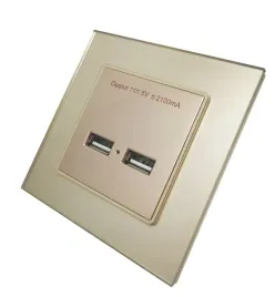 gniazdko-szklane-z-2-x-usb-zlote-kontakt-puszka