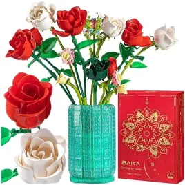 klocki-konstrukcyjne-czerwone-roze-w-wazonie-kwiaty-kwiatki-bukiet-1022-el