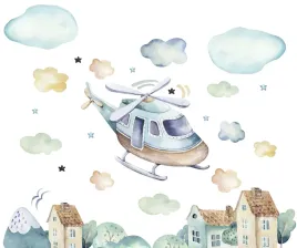 2-x-naklejki-na-sciane-helikopter