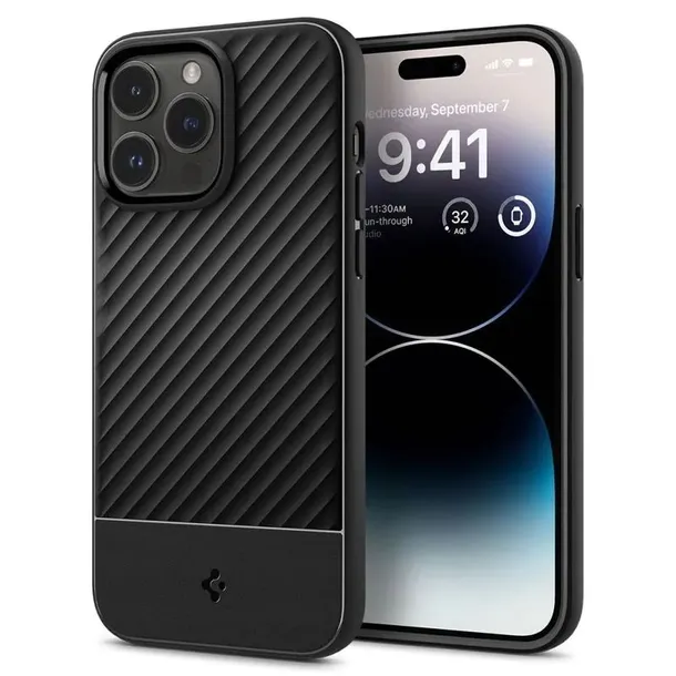 spigen-core-armor-iphone-15-plus-matte-black-funkcje-ladowanie-indukcyjne-pochlanianie-wstrzasow