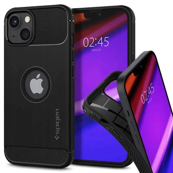 spigen-rugged-armor-iphone-13-matte-czarny-premium-funkcje-ladowanie-indukcyjne-pochlanianie-wstrzasow