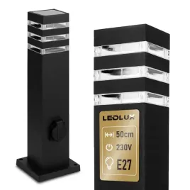lampa-ogrodowa-led-slupek-e27-50cm-czarna-ip44-gniazdko
