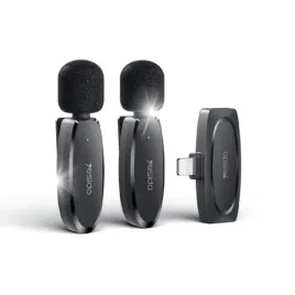 yesido-kr14-mikrofon-mems-2szt-na-klips-lightning-wireless-2-4ghz-black