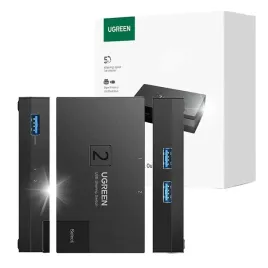 ugreen-switch-przelacznik-dwukierunkowy-usb-3-0-cm618-czarny