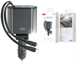 xo-ladowarka-samochodowa-cc62-pd-104w-usb-c-usb-szara-z-kablem-usb-c-i-kabl