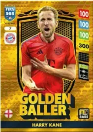 panini-fifa-365-2025-rare-golden-baller-7-harry-kane