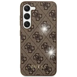 guess-samsung-s24-plus-guhcs24mg4gfbr-metal-gold-logo-brown