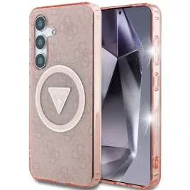 guess-samsung-s25-guhms25shg4prtgp-traingle-magsafe-pink