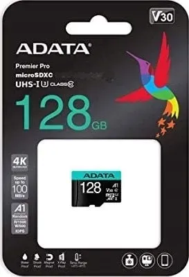 karta-micro-128gb-adata-premier-pro-u3-a2-v30-100mb-s-maksymalna-predkosc-odczytu-100-mb-s