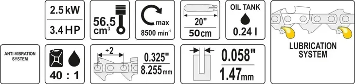 pilarka-spalinowa-3-4km-yato-zbiornik-oleju-240-ml