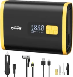 2-x-pompka-elektryczna-kompresor-samochodowy-12v-moc-120w-6000mah-lcd-100