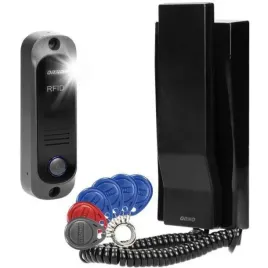 orno-domofon-jednorodzinny-czytnik-brelokow-czarny