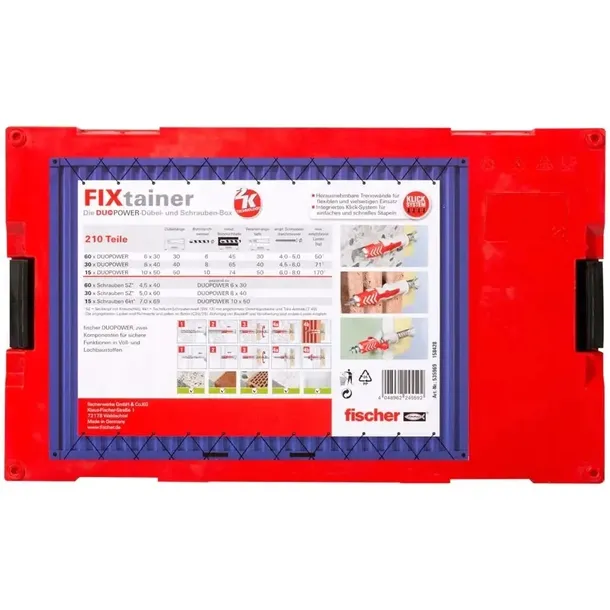 fixtainer-kolki-duopower-210wkrety-waga-z-opakowaniem-1-12-kg-marka-inny