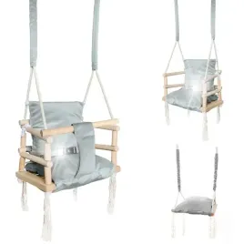 hustawka-dla-dziecka-szara-wygodna-z-oparciem-i-zapinanym-pasem-do-25kg