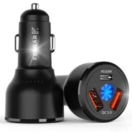 mocna-ladowarka-samochodowa-66w-feegar-3xusb-9a