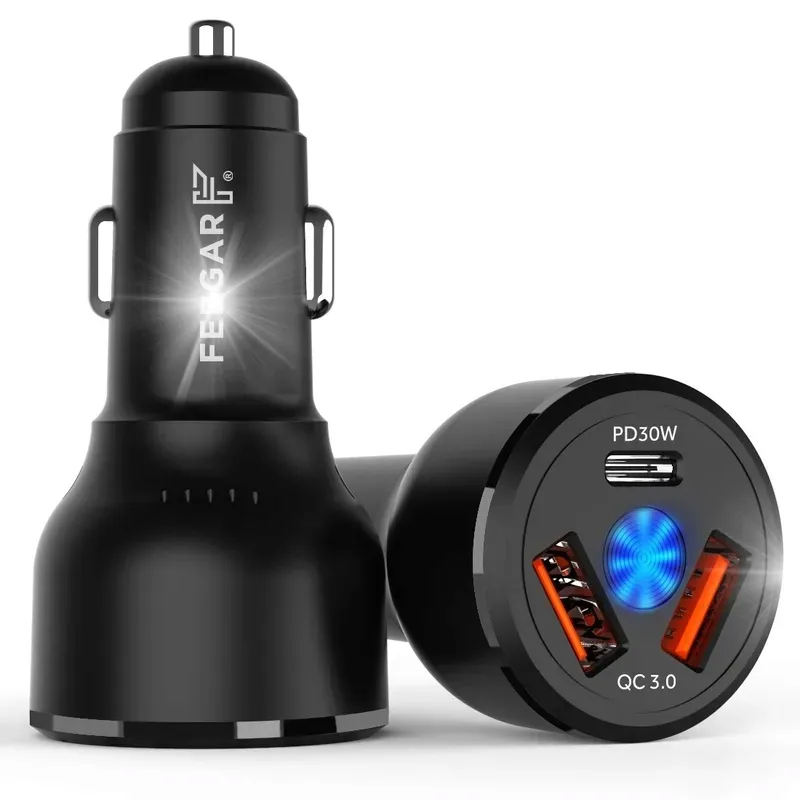 mocna-ladowarka-samochodowa-66w-feegar-3xusb-9a