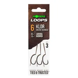 2-x-przypony-korda-klor-loop-rigs-barbless-4-30lb