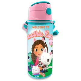 butelka-na-wode-z-uchwytem-600ml-bidon-aluminiowy-koci-domek-gabi