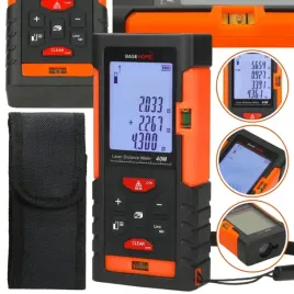 2-x-dalmierz-laserowy-miernik-odleglosci-cyfrowy-40m-poziomica-etui-basehom