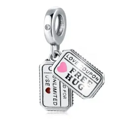 charms-zawieszka-charms-kupon-usciski-buziaki-charms-srebro-925-trusky