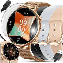smartwatch-zegarek-damski-polskie-menu-rozmowy-powiadomienia-sport-4-paski