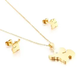 komplet-zloty-naszyjnik-i-kolczyki-sloniki-stal