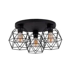 lampa-sufitowa-klosz-klatka-czarny-3xe27-galaxy-black-3189-tk-lighting