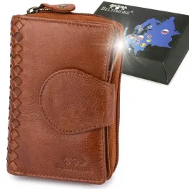 brazowy-portfel-damski-skorzany-pionowy-vintage-plecionka-premium-beltimore