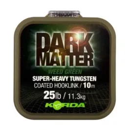 2-x-plecionka-korda-dark-matter-tungsten-coated-green